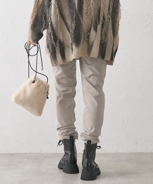 【M〜LL】ダウンフェザーVデザインパンツ｜each