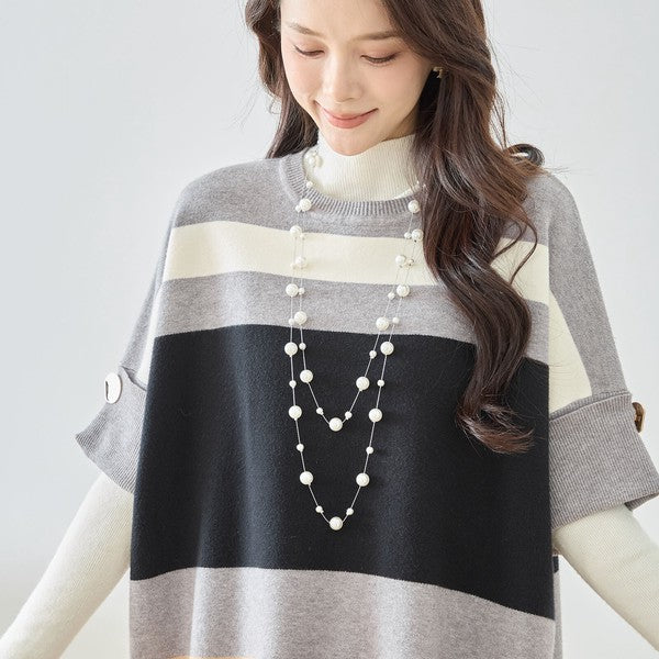 フェイクパール繊細チェーンネックレス｜TRUBE