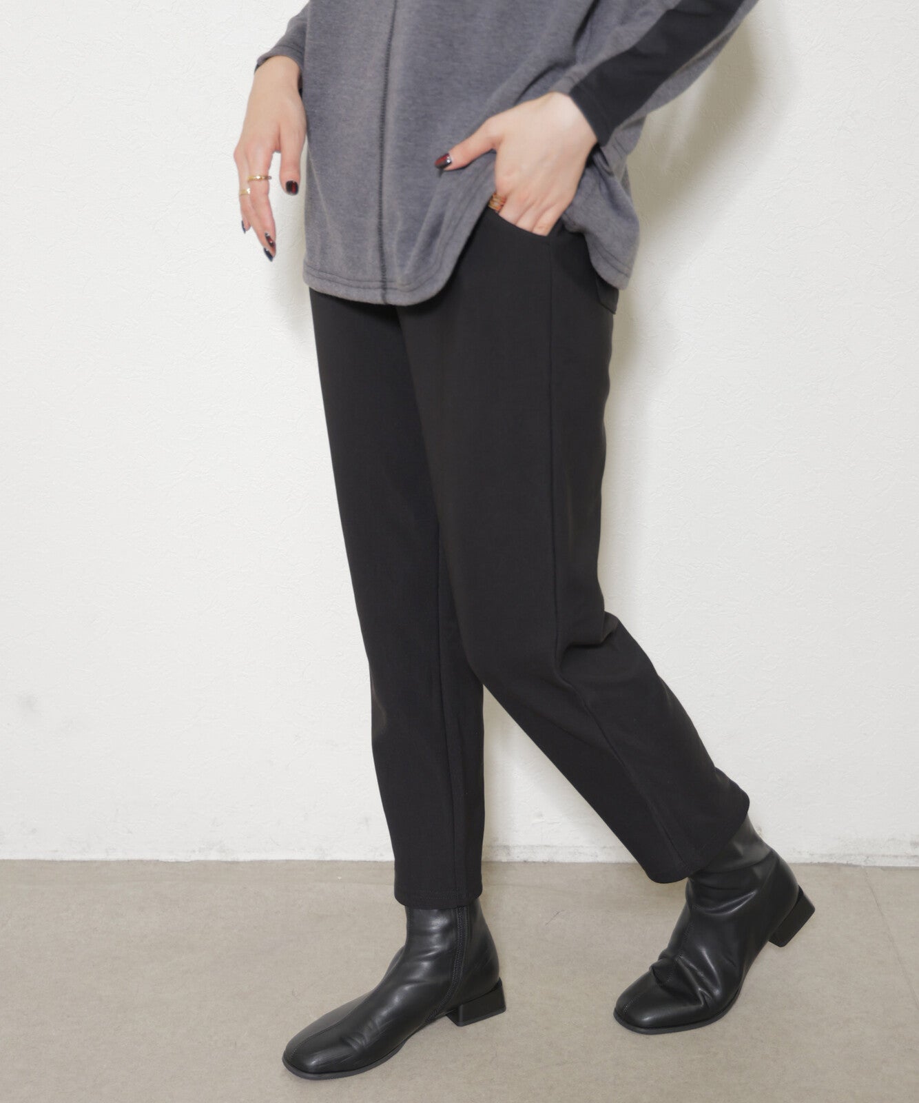 【フリー】裏ボアボンディングスキニーパンツ｜あったか防寒・ストレッチ・BRILLANTE・14049776