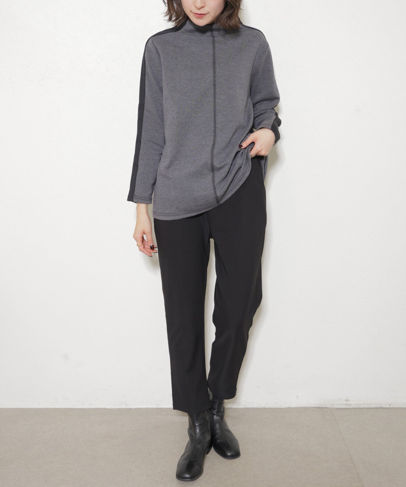 【フリー】裏ボアボンディングスキニーパンツ｜あったか防寒・ストレッチ・BRILLANTE・14049776