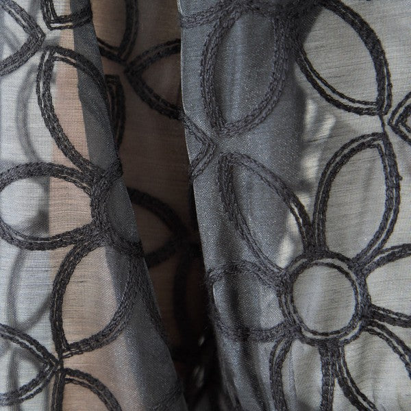 シースルー フラワーレース ジップブルゾン 刺繍 羽織り ノーカラー きれいめ