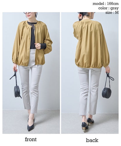 タック入り ハイテンションパンツ スーパーストレッチ ウエストゴム 美脚 テーパード