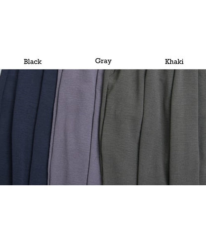 バナナパンツ ドレープ とろみ素材 テーパード ワイド ウエストゴム ゆったり 春夏