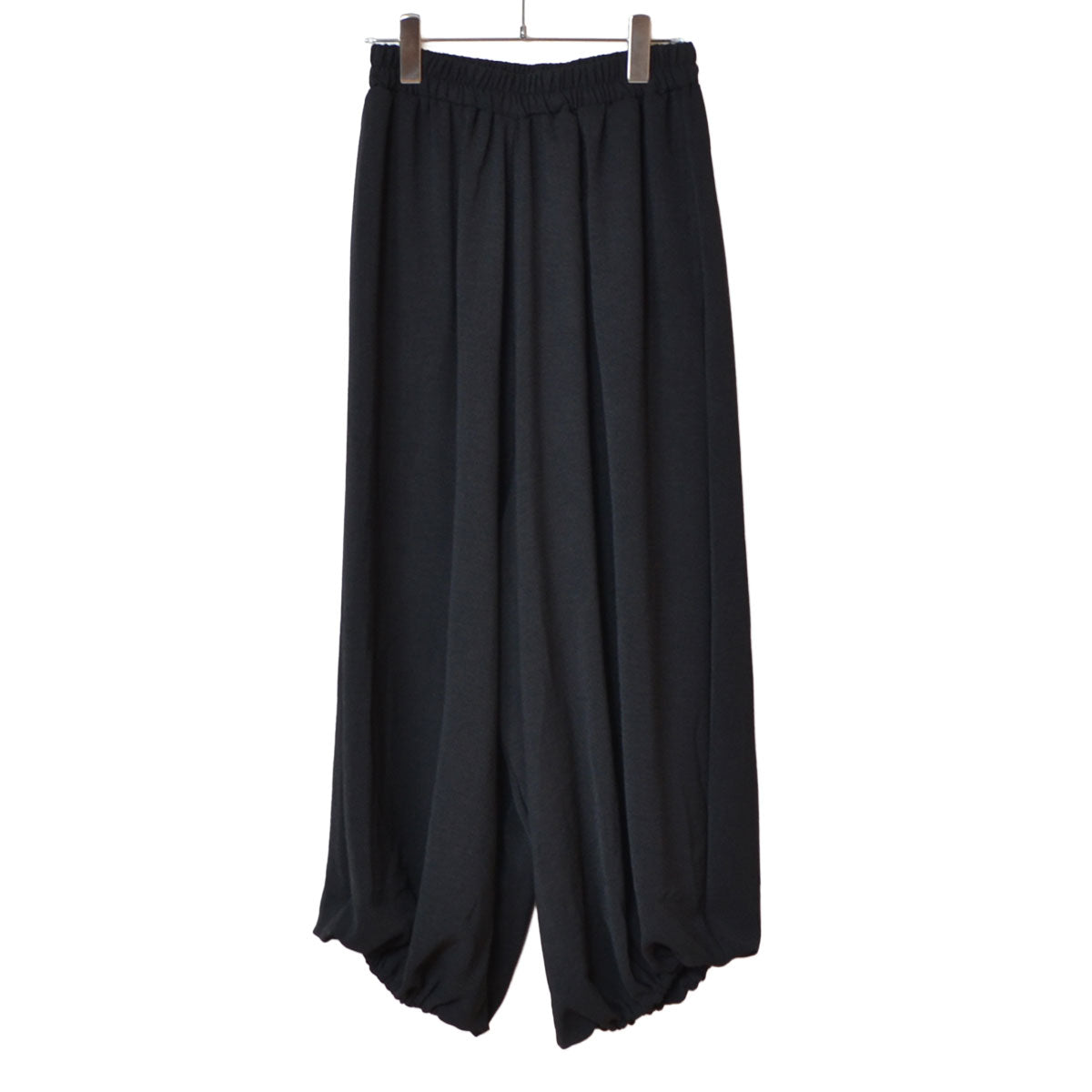 アラジンパンツ サルエル 裾ゴム ウエストゴム ゆったり 体型カバー ボトムス 春夏