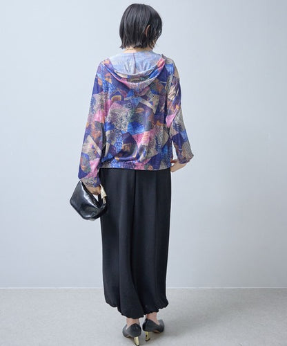 アラジンパンツ サルエル 裾ゴム ウエストゴム ゆったり 体型カバー ボトムス 春夏