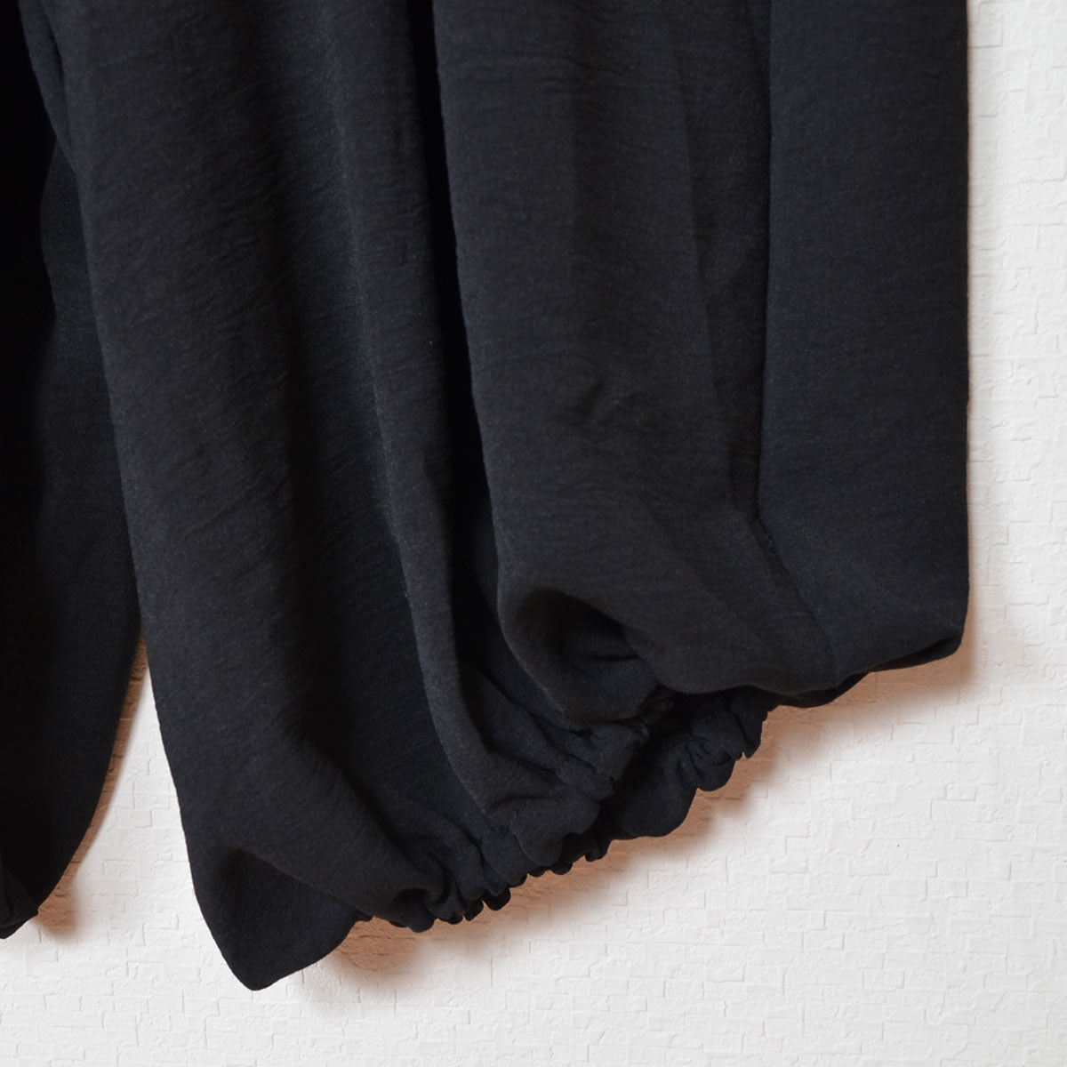 アラジンパンツ サルエル 裾ゴム ウエストゴム ゆったり 体型カバー ボトムス 春夏