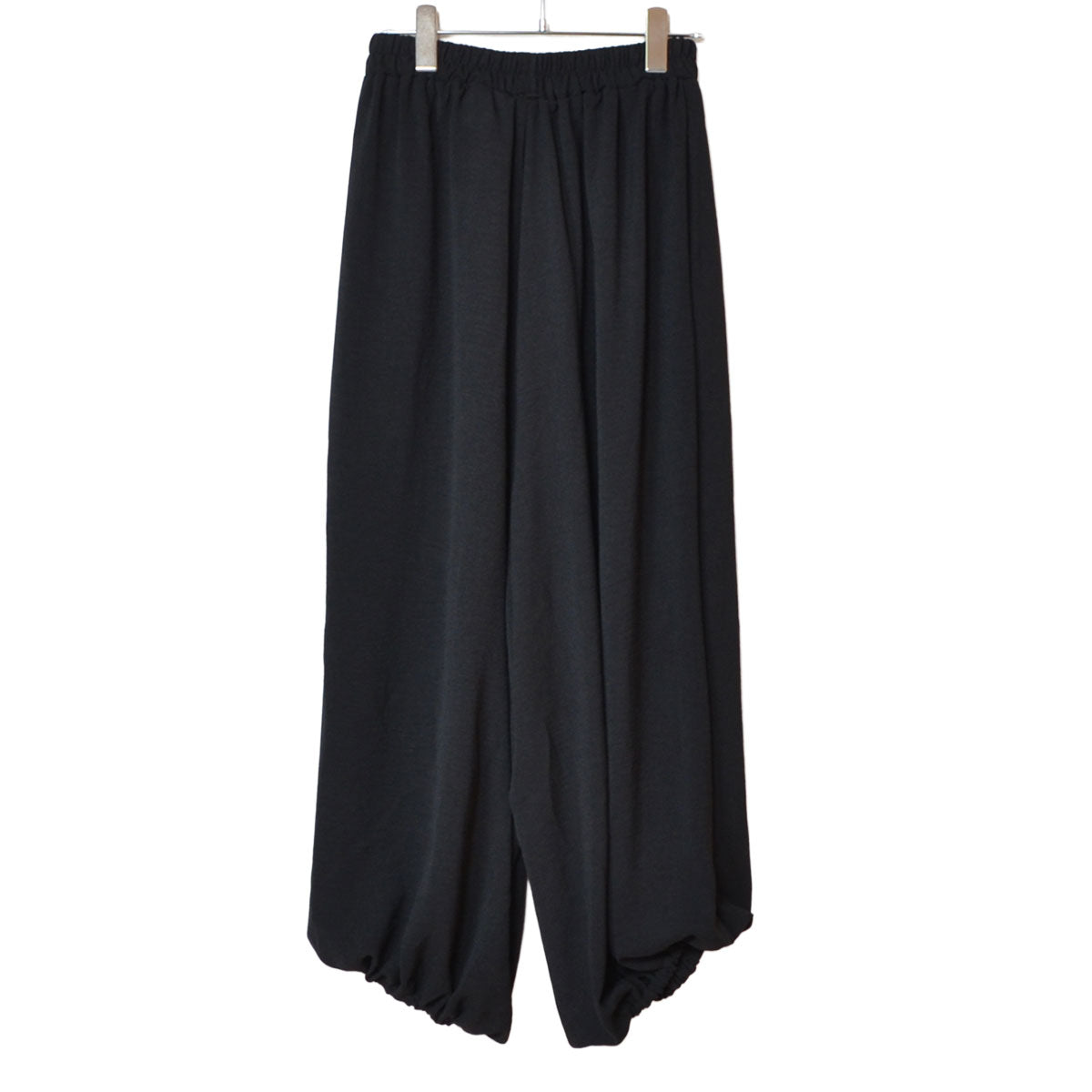 アラジンパンツ サルエル 裾ゴム ウエストゴム ゆったり 体型カバー ボトムス 春夏