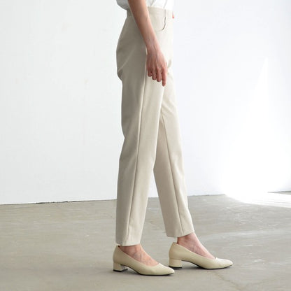 【M/L/LL】日本製 クロップドパンツ シェルタリングポケット付き｜UV対策・ハイテンション素材・ストレッチ・体型カバー