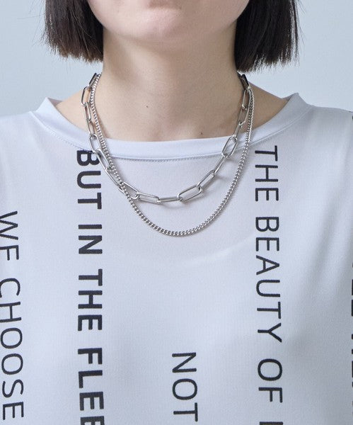 接触冷感 英字 プリント Tシャツ 半袖 ゆったり ドロップショルダー 体型カバー F