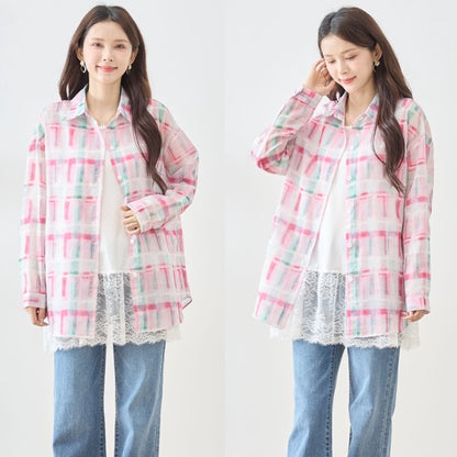 裾フローラルレース タンクトップ ロング丈 レイヤード インナー 体型カバー M-L