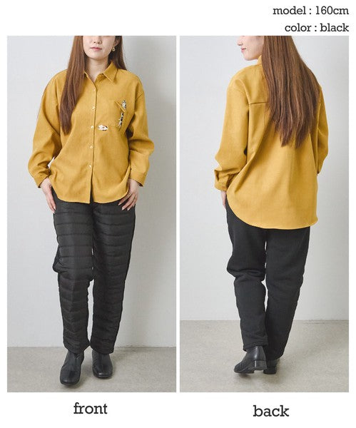 パンツ 中綿 キルティング 裏起毛 暖か 防寒 ウエストゴム 体型カバー 秋 冬 M-L LL