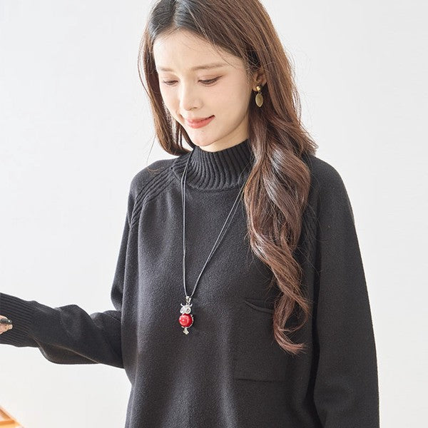 ネックレス アクセサリー ロング フクロウ モチーフ ラインストーン カジュアル きれいめ 秋 冬