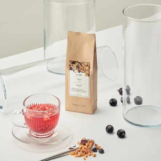 【10g／50g／200g】食べられるフルーツティー｜TeaEAT／TEAtriCO No.303 カシス｜ドライフルーツティー／カシス／カフェインレス