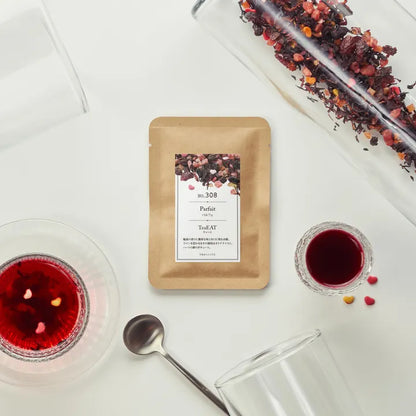 【10g／50g／200g】食べられるフルーツティー｜TeaEAT／TEAtriCO No.308 パルフェ｜ドライフルーツティー／パルフェ／カフェインレス