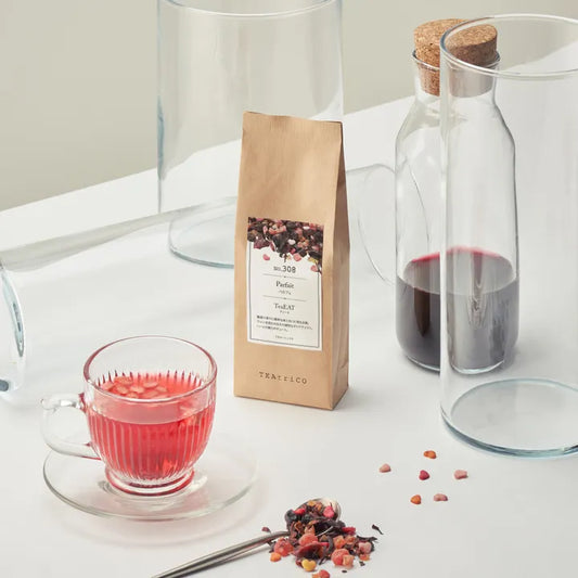 【10g／50g／200g】食べられるフルーツティー｜TeaEAT／TEAtriCO No.308 パルフェ｜ドライフルーツティー／パルフェ／カフェインレス