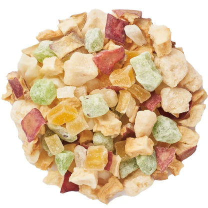 【10g／50g／200g】食べられるフルーツティー｜TeaEAT／TEAtriCO No.310 ローズ＆メロン｜ドライフルーツティー／ローズ＆メロン／カフェインレス