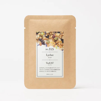 【10g／50g／200g】食べられるフルーツティー｜TeaEAT／TEAtriCO No.315 ライチ｜ドライフルーツティー／ライチ／カフェインレス