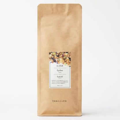 【10g／50g／200g】食べられるフルーツティー｜TeaEAT／TEAtriCO No.315 ライチ｜ドライフルーツティー／ライチ／カフェインレス
