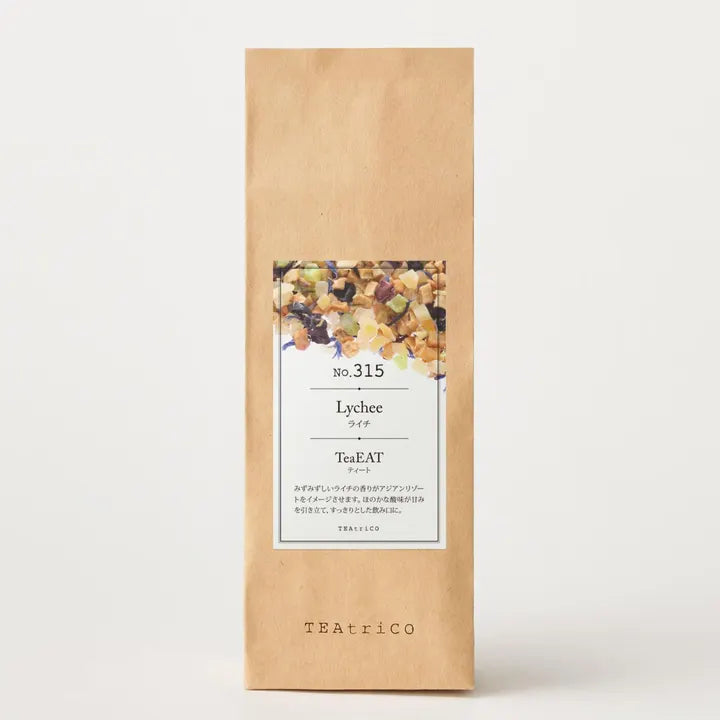 【10g／50g／200g】食べられるフルーツティー｜TeaEAT／TEAtriCO No.315 ライチ｜ドライフルーツティー／ライチ／カフェインレス