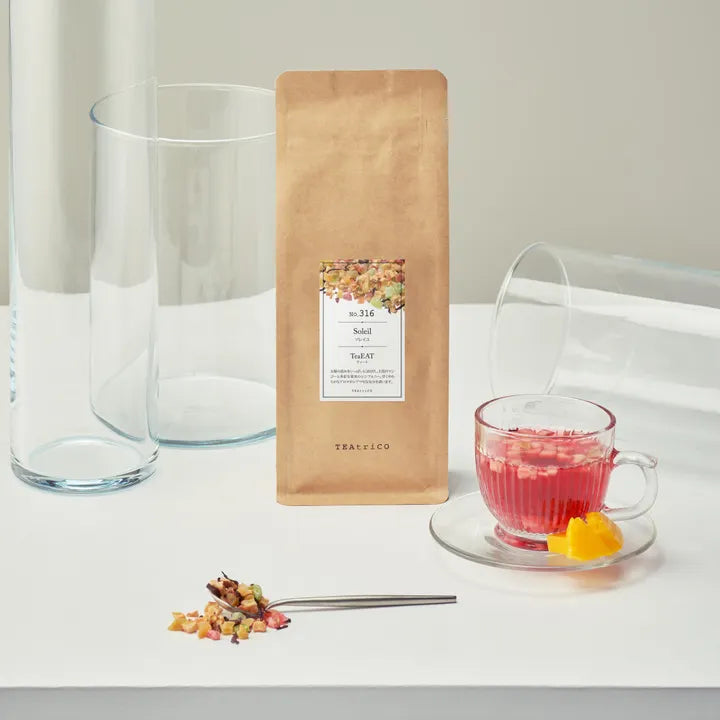 【10g／50g／200g】食べられるフルーツティー｜TeaEAT／TEAtriCO No.316 ソレイユ｜ドライフルーツティー／マンゴー／カフェインレス