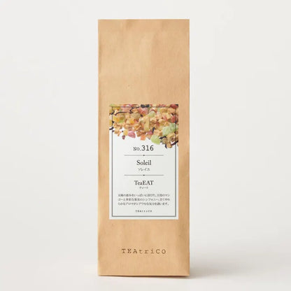 【10g／50g／200g】食べられるフルーツティー｜TeaEAT／TEAtriCO No.316 ソレイユ｜ドライフルーツティー／マンゴー／カフェインレス