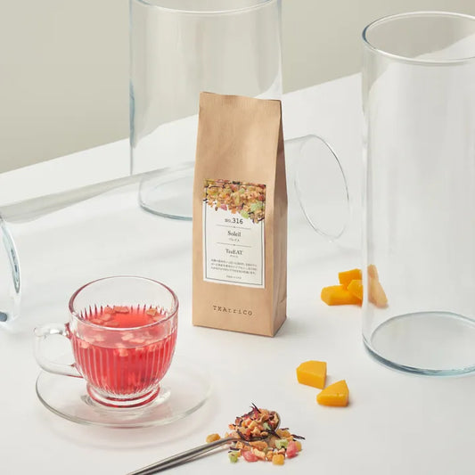 【10g／50g／200g】食べられるフルーツティー｜TeaEAT／TEAtriCO No.316 ソレイユ｜ドライフルーツティー／マンゴー／カフェインレス