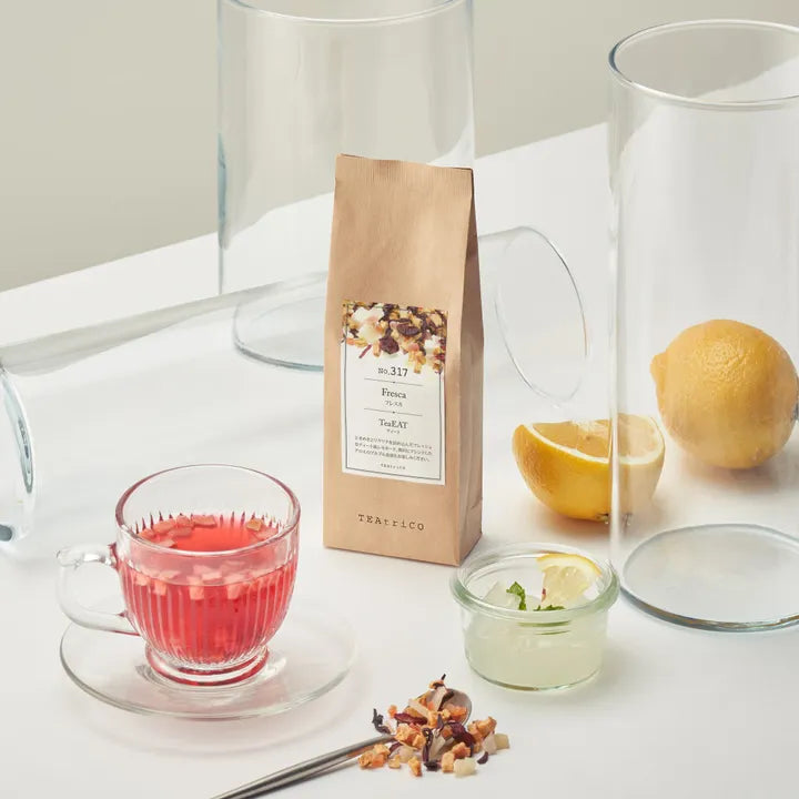 【10g／50g／200g】食べられるフルーツティー｜TeaEAT／TEAtriCO No.317 フレスカ｜ドライフルーツティー／フレスカ／カフェインレス