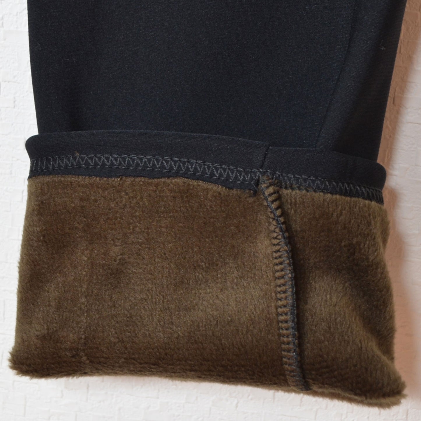 【M〜LL】裏シャギータックストレートパンツ｜暖かい・伸縮性・美脚シルエット・Economico・4-KJ-2