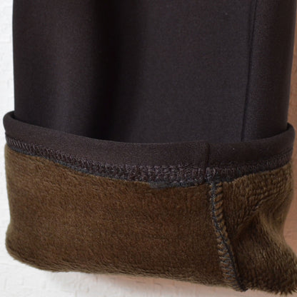 【M〜LL】裏シャギータックストレートパンツ｜暖かい・伸縮性・美脚シルエット・Economico・4-KJ-2