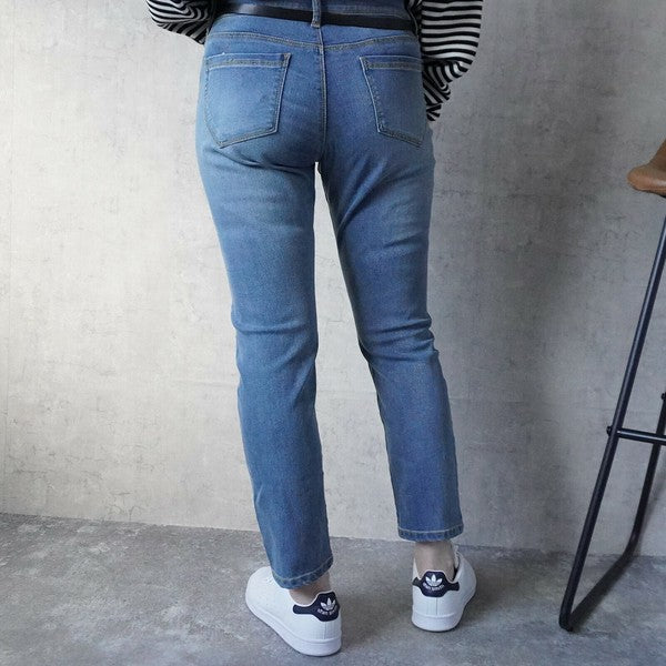 【S〜LL】スタイルアップ美脚スキニーパンツ｜伸張回復・補正フィット・オールシーズン対応