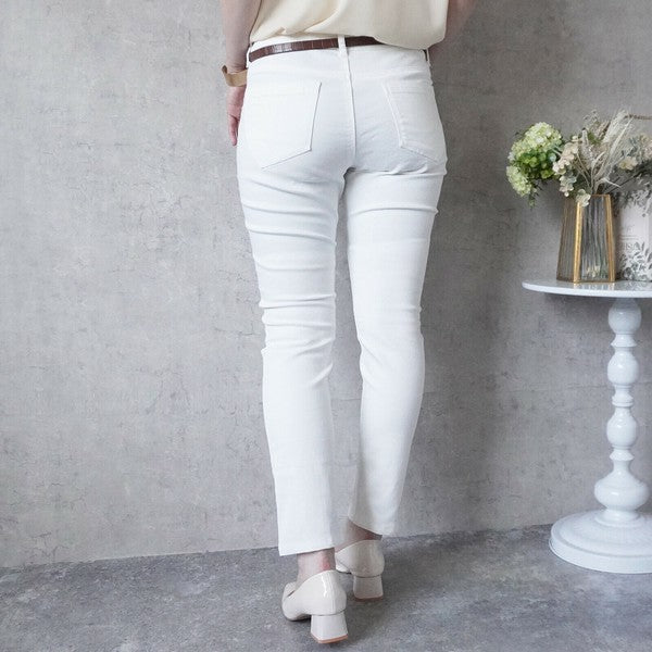 【S〜LL】スタイルアップ美脚スキニーパンツ｜伸張回復・補正フィット・オールシーズン対応