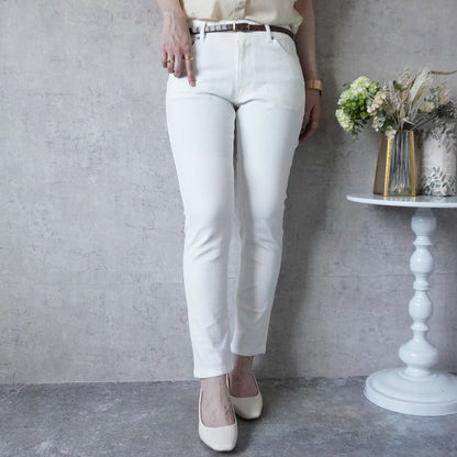 【S〜LL】スタイルアップ美脚スキニーパンツ｜伸張回復・補正フィット・オールシーズン対応