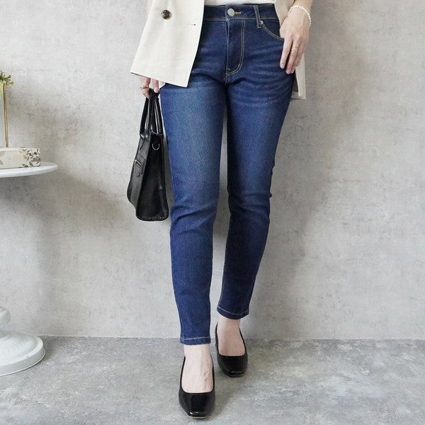 【S〜LL】スタイルアップ美脚スキニーパンツ｜伸張回復・補正フィット・オールシーズン対応