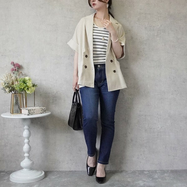 【S〜LL】スタイルアップ美脚スキニーパンツ｜伸張回復・補正フィット・オールシーズン対応