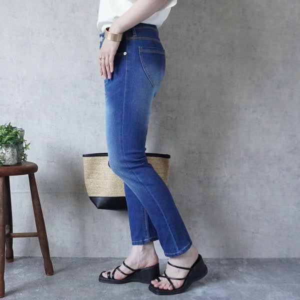 【S〜LL】スタイルアップ美脚スキニーパンツ｜伸張回復・補正フィット・オールシーズン対応