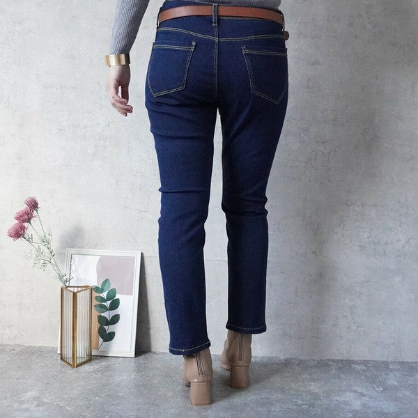 【S〜LL】スタイルアップ美脚スキニーパンツ｜伸張回復・補正フィット・オールシーズン対応