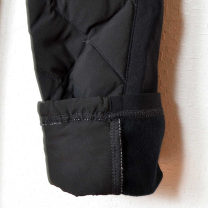 ダウン パンツ キルティング 暖か 防寒 ストレッチ ウエストゴム 秋 冬 M L ダウン80%・フェザー20%