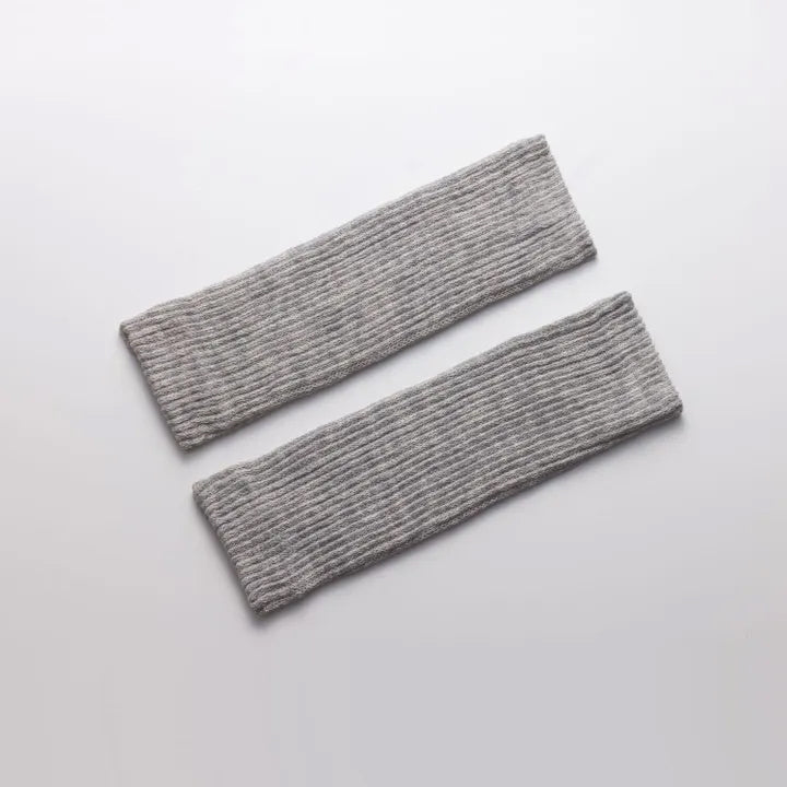 レッグウォーマー（グレー）平置き単品