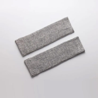 レッグウォーマー（グレー）平置き単品