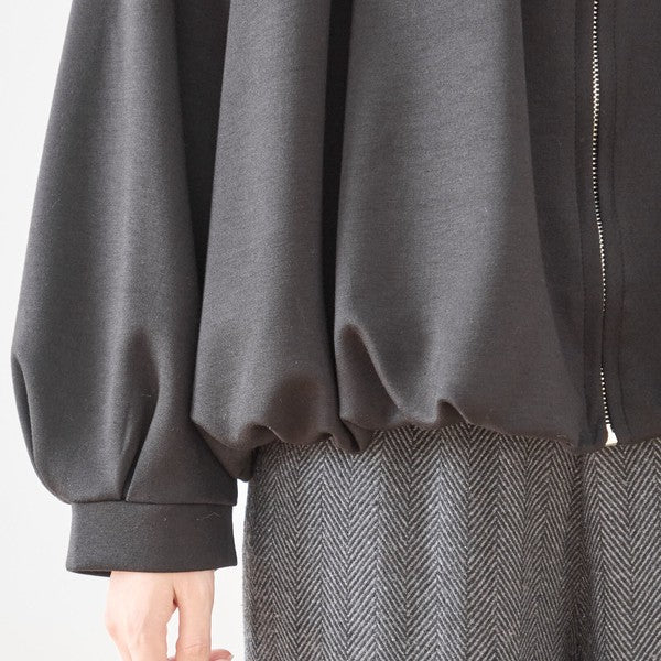 【M〜L】タックデザインジップアップブルゾン｜TRUBE