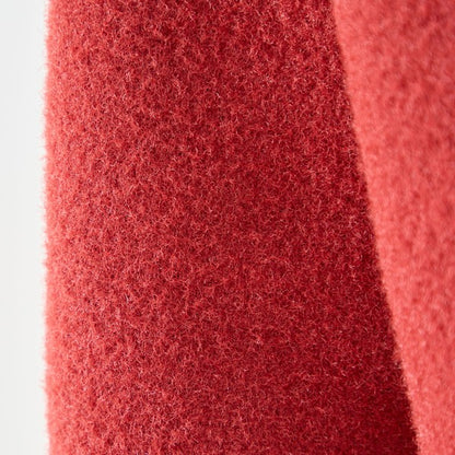 【M〜L】スマイルパッチフーデッドニットブルゾン｜TRUBE