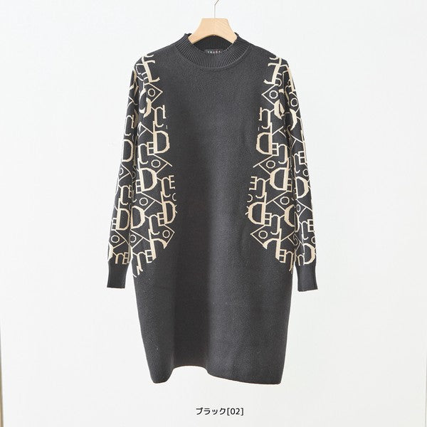 ワンピースをハンガーにかけた全体画像（正面）